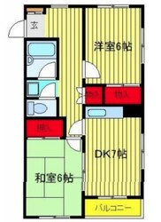 メゾン胡録台の物件間取画像